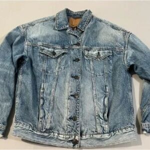 Vintage Washed Blue Denim Jacket